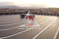 Larex Global Floor - Hidroizolatii acoperis balastat membrana lichida bituminoasa